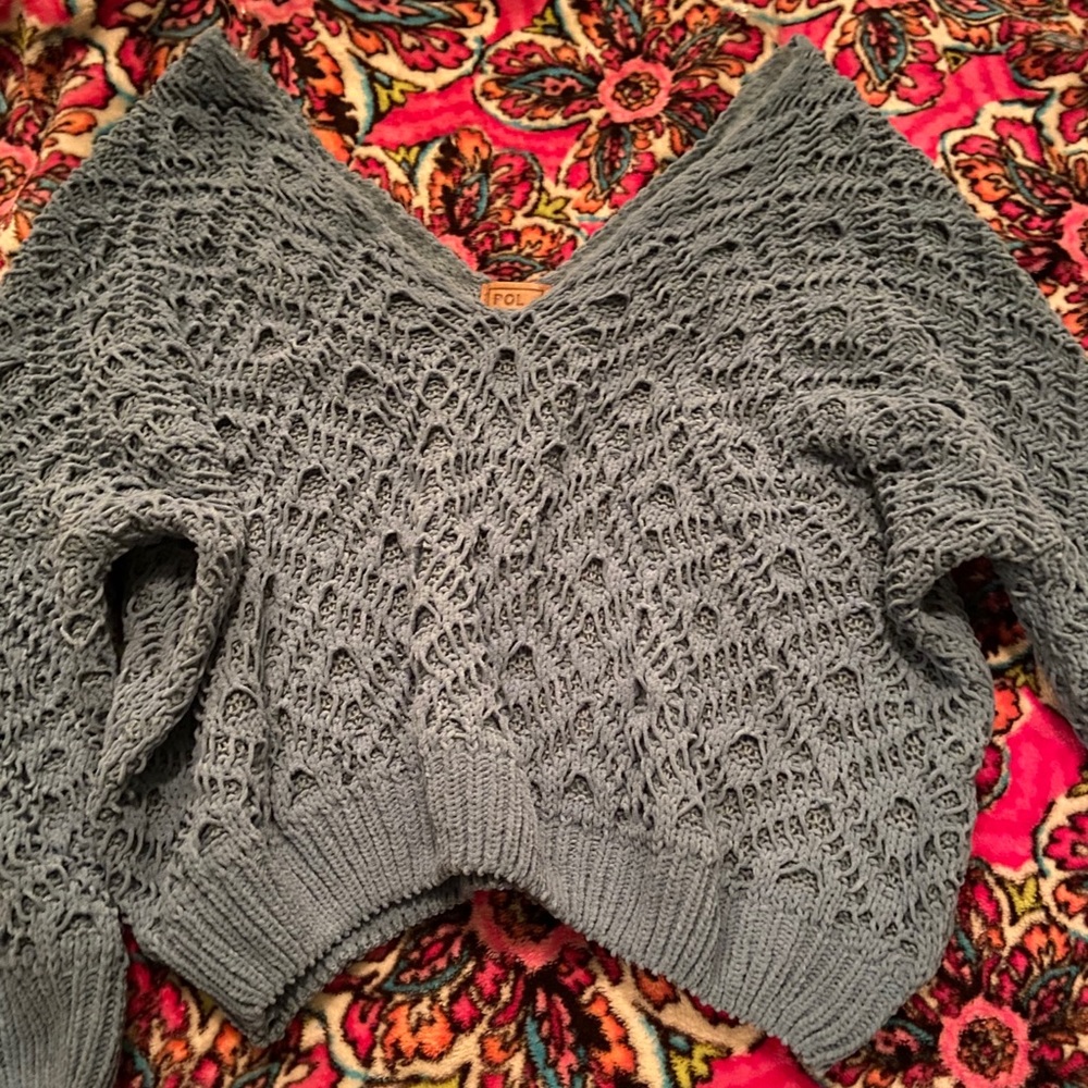Turquoise POL boutique sweater